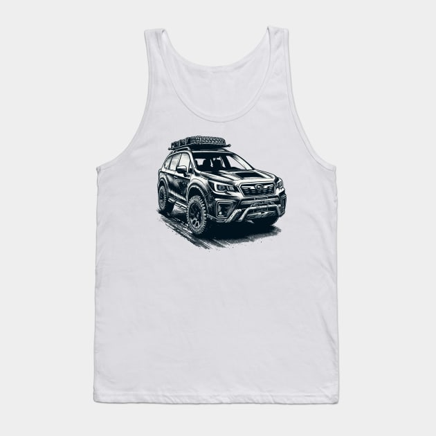 Subaru Forester Tank Top by Vehicles-Art